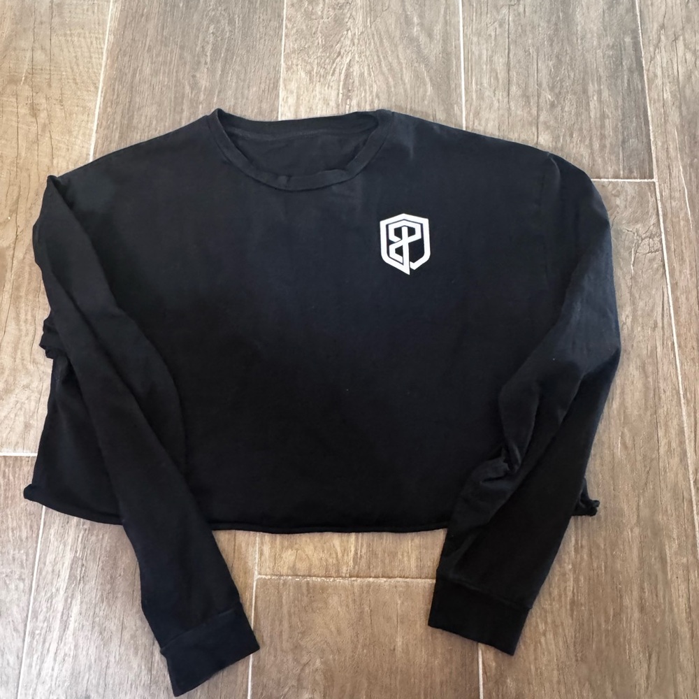 Born Primitive Black Long Sleeve with Logo crop